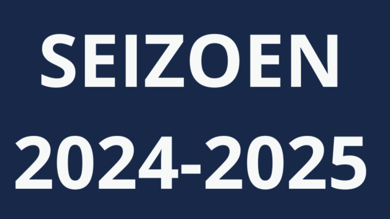 Belangrijke data seizoen 2024-2025 Nieuws afbeelding